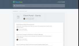 
							         Client Portal - Clients | TheraNest Support Center								  
							    