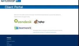 
							         Client Portal - Cobalt								  
							    