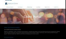 
							         Client Portal | Connecticut Capital Management Group								  
							    