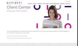 
							         Client Portal | Cotiviti								  
							    