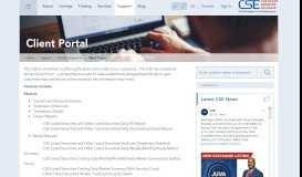 
							         Client Portal | CSE - Canadian Securities Exchange								  
							    