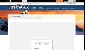 
							         Client Portal - DataLink Interactive								  
							    