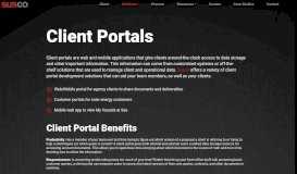 
							         Client Portal Development | Susco - Susco Solutions								  
							    