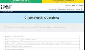 
							         Client Portal FAQ | Smart Start FAQ Has Answers								  
							    