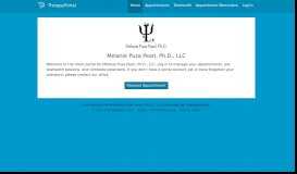 
							         Client Portal for Melanie Puza Pearl, Ph.D., LLC | TherapyPortal								  
							    