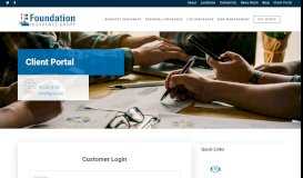 
							         Client Portal - Foundation Insurance Group								  
							    