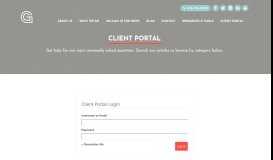 
							         Client Portal - Gelman & Associates								  
							    