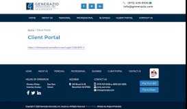 
							         Client Portal - Generazio Associates Insurance								  
							    