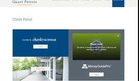 
							         Client Portal - Grant Private Wealth Management								  
							    