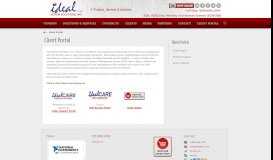 
							         Client Portal - ideal System Solutions, Inc.								  
							    