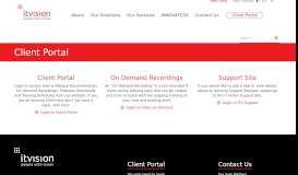 
							         Client Portal » IT Vision Australia								  
							    