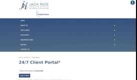
							         Client Portal - Jack Rice Insurance								  
							    