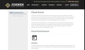 
							         Client Portal | Johnen Law Offices | Madison, Wisconsin Law Firm								  
							    