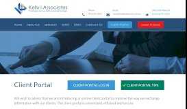 
							         Client Portal – Kelly & Associates								  
							    