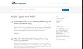 
							         Client Portal – Knowledgebase								  
							    