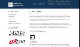 
							         Client Portal | Law Firm of Sean McGuern								  
							    