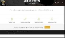 
							         Client Portal - Lewis, Hopkins & Williamson, Inc. | Insurance Agency in ...								  
							    