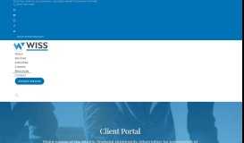 
							         Client Portal | Livingston NJ | Wiss & Company, LLP								  
							    
