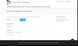 
							         Client Portal Login - AMH Test Systems								  
							    