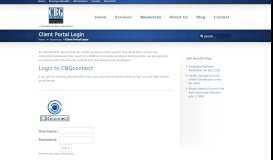 
							         Client Portal Login for HR Solutions: CBG Benefits								  
							    
