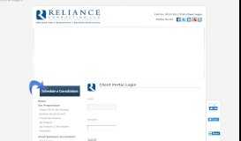 
							         Client Portal Login - Reliance CPA								  
							    