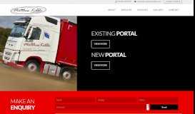 
							         Client Portal - Matthew Kibble Transport Limited								  
							    