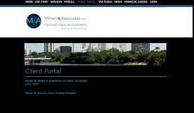 
							         Client Portal - Minert & Associates								  
							    