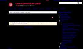 
							         Client Portal | Ohio Supercomputer Center								  
							    