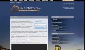 
							         Client Portal Page | Jay G. Chalmers ... - Murfreesboro, TN CPA Firm								  
							    