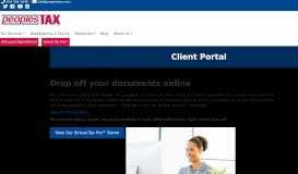 
							         Client Portal | Peoples Income Tax								  
							    