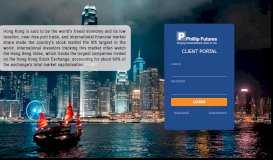 
							         Client Portal - Phillip Futures								  
							    