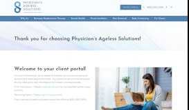 
							         Client Portal - Physician's Ageless Solutions								  
							    