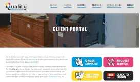 
							         Client Portal | Quality Digital Office Solutions								  
							    