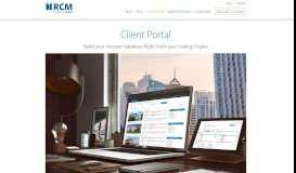 
							         Client Portal - Real Capital Markets								  
							    