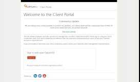 
							         Client Portal - Sign in								  
							    