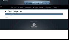 
							         Client Portal - Simple DCP								  
							    