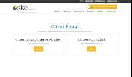 
							         Client Portal - SKC & Company, LLC - A Full Service Accounting Firm								  
							    