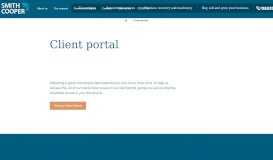 
							         Client portal | Smith Cooper								  
							    
