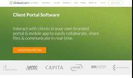 
							         Client Portal Software - Clinked								  
							    