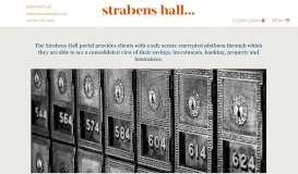 
							         Client Portal - Strabens Hall								  
							    