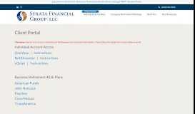 
							         Client Portal | Strata Financial Group								  
							    