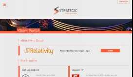 
							         Client Portal - Strategic Legal Solutions								  
							    
