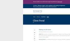 
							         Client Portal | Streets Accountants								  
							    