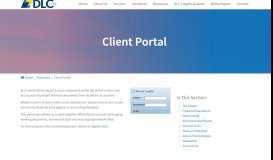 
							         Client Portal - Suwanee, GA CPA / DLC CPAs								  
							    