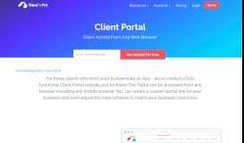 
							         Client Portal | Time To Pet								  
							    