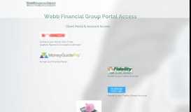 
							         Client Portal - Webb Financial Group								  
							    