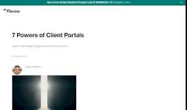 
							         Client Portals | 7 Ways Client Portals Can Help Your Law Firm								  
							    