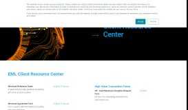 
							         Client Resource Center - EML								  
							    