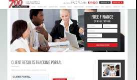
							         Client Results Tracking Portal - 700 Credit Repair								  
							    