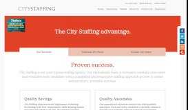 
							         Client Services | Business Solutions | City Staffing								  
							    
